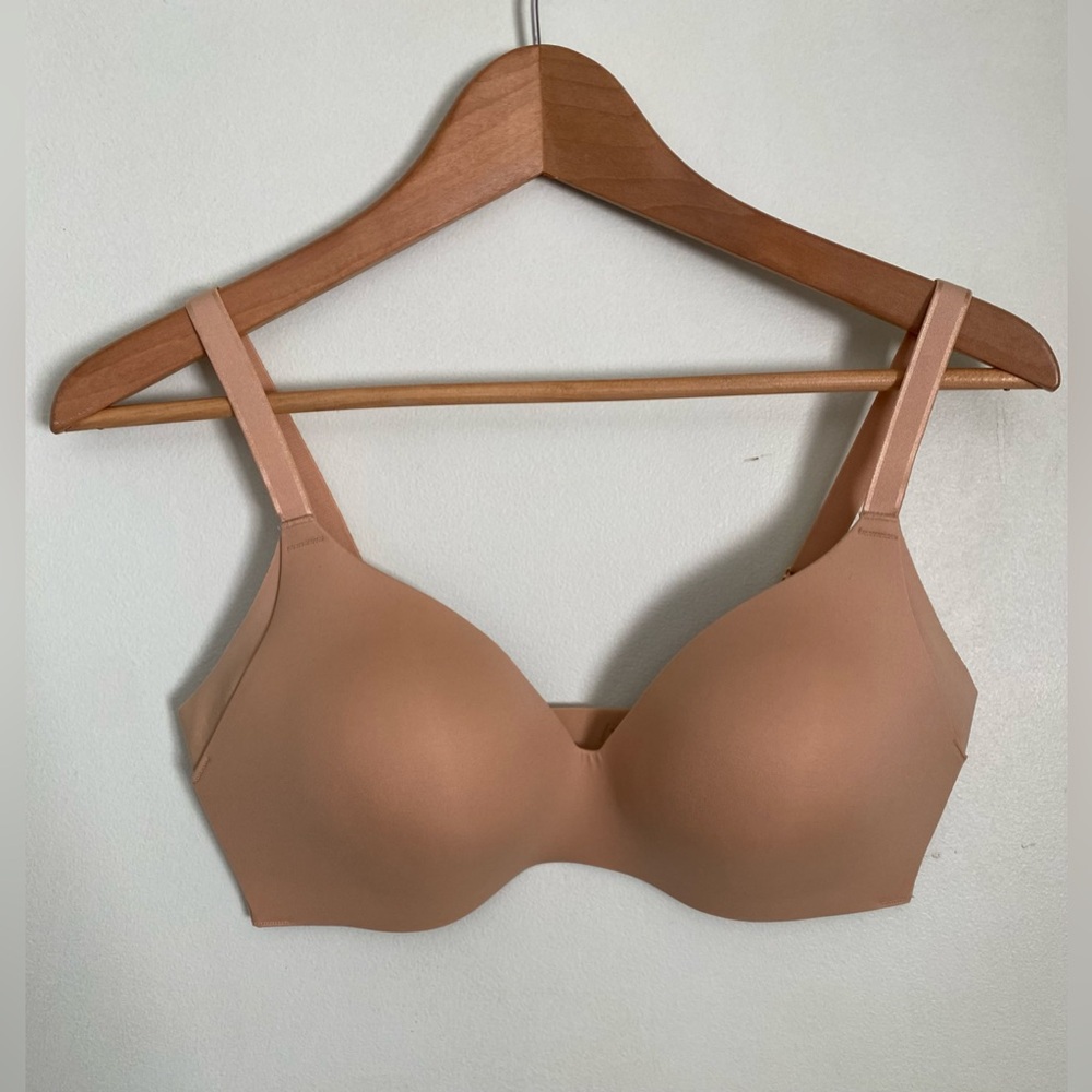 Knix WingWoman Contour Bra Size 4 Nude Neutral Everyday Undergarments Adjustable - Picture 9 of 12